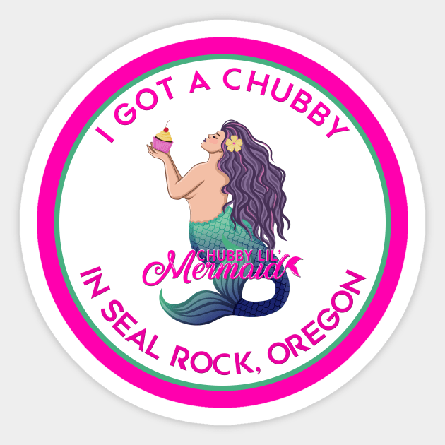 Seal Rock Sticker by Chubby Lil Mermaid Bakery